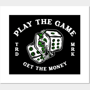 Dice Game Get Money Vintage Retro Artwork Posters and Art